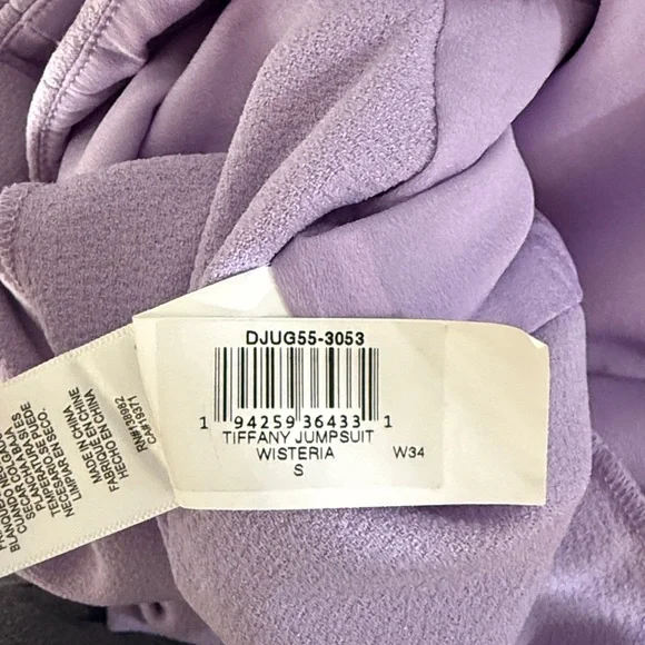 Dress the Population Lilac One-Shoulder Jumpsuit - Picture 4 of 4